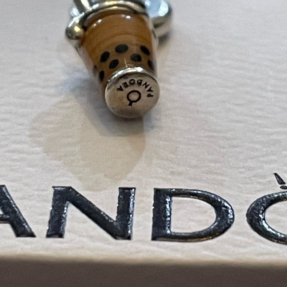 New Authentic Pandora Bubble Tea dangle charm - Picture 2 of 4